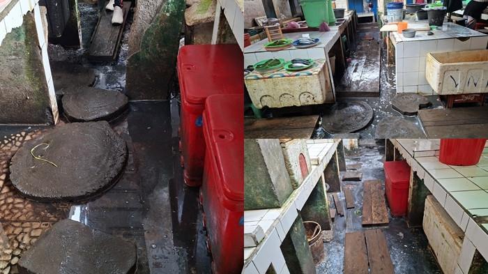 KONDISI PASAR - Potret pasar Ikan Towo'e Kabupaten Kepulauan Sangihe, Jumat (14/11/2025).