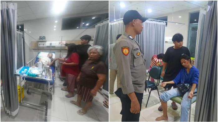 Kecelakaan di jalan aa maramis kairagi dua manado, di depan Manado Grand Palace, 10 Agustus 2025