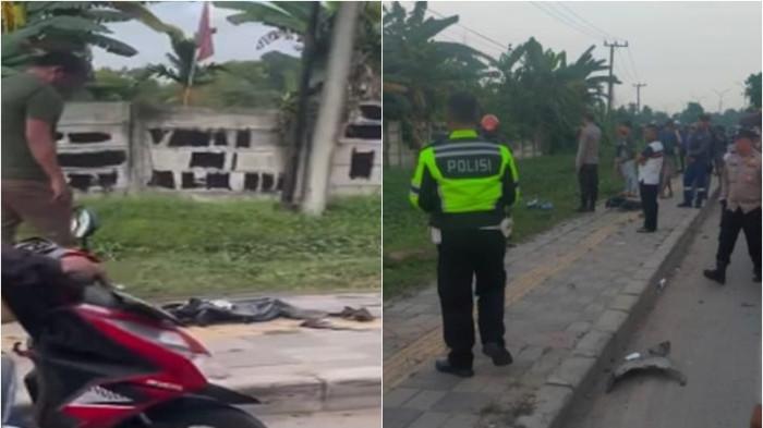 Kecelakaan Tragis, Pasangan Kekasih Tewas Korban Tabrak Lari, Motor Ditabrak Mobil dari Belakang