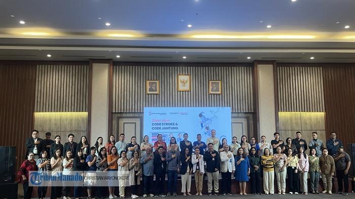 SEMINAR - Kegiatan Seminar Sentra Medika Hospital: Penanganan Stroke dan Golden Time Serangan Jantung. Seminar Kesehatan: 'Siaga Stroke dan Jantung'. Kegiatan berlangsung di Auditorium Lantai 6 Sentra Medika Hospital Minut, jalan Ir Soekarno, Desa Maumbi, Kecamatan Kalawat, Jumat (10/4/2026).
