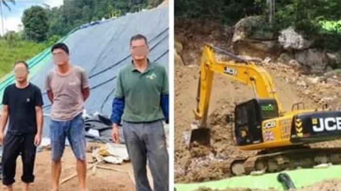BREAKING NEWS: 3 TKA China Ditangkap Tim Gabungan Pemkab Boltim di Lokasi PETI Buyat Sulawesi Utara