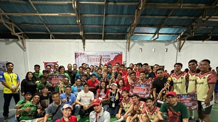 Turnamen Futsal Tonsu Cup di Sitaro Berakhir, Ini Daftar Juara, Pemain Kiper Terbaik dan Top Score