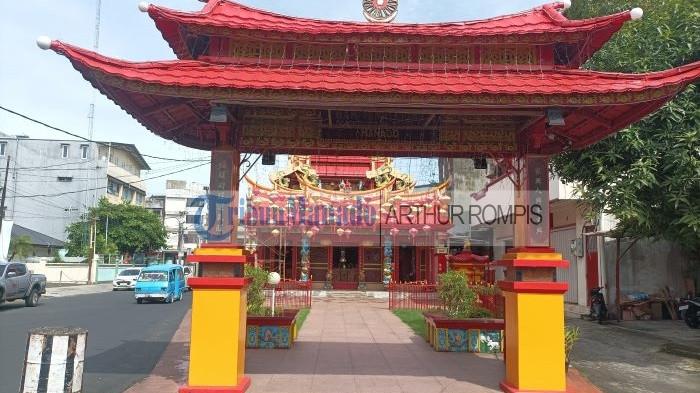 IMLEK: Klenteng Ban Hing Kiong di Kampung Cina Manado, Sulawesi Utara, Jumatb 6 Februari 2026. Jadi pusat pelaksaan Imlek 2026 di Manado.