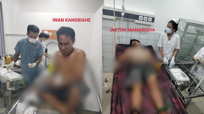 PENIKAMAN - Kolase foto korban dan pelaku penikaman yang terjadi pada Kamis (13/11/2025) sekira pukul 05.30 Wita di Kelurahan Calaca Lingkungan III, Kecamatan Wenang, Kota Manado.