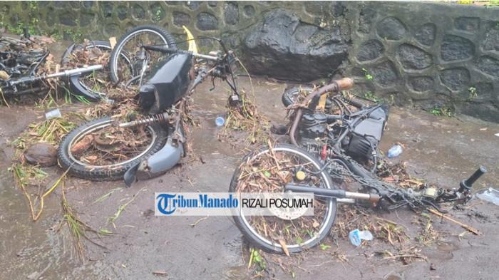 BANJIR BANDANG - Mapolres Sitaro, Kelurahan Paseng, Siau Barat, Sitaro, Sulawesi Utara, pasca bencana banjir bandang, Rabu (7/1/2026). Total ada 206 unit bangunan yang ikut terdampak banjir bandang di Siau, Kabupaten Sitaro, Provinsi Sulawesi Utara. Dari jumlah tersebut 30 rumah dilaporkan hilang terbawa banjir. 52 rumah rusak berat. 29 rumah rusak sedang dan 89 lainnya rusak ringan.