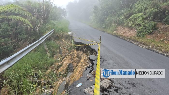 Jalan yang Nyaris Putus di Jalur Atoga Tak Kunjung Diperbaiki Pemkab Boltim, Rusak Sejak 2024