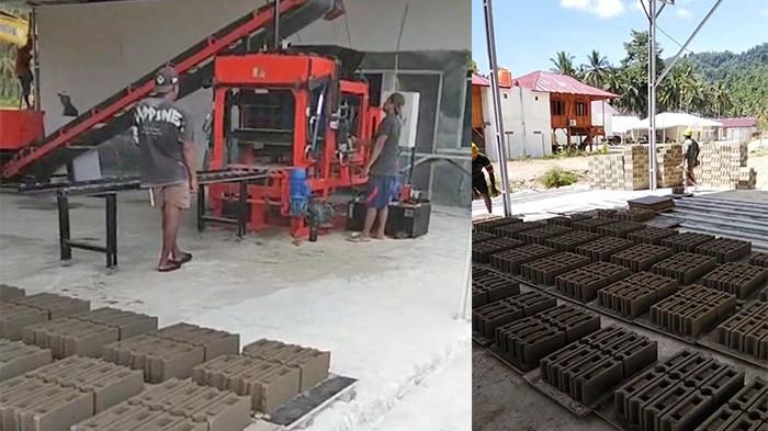 Koperasi Produsen Pidung Jaya Buka Lapangan Kerja Baru untuk Warga Bolsel, Bangun Pabrik Batako