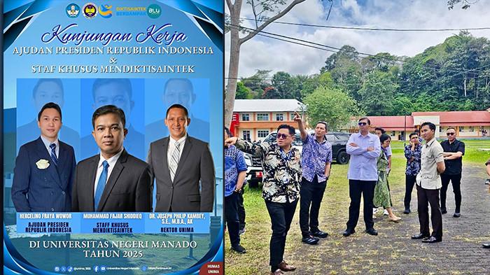 Kunker pejabat pemerintah pusat di Unima. Foto 5