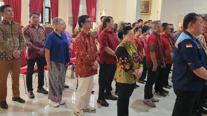 Para pengurus LP3KD Kota Tomohon yang dilantik pada Selasa (5/8/2025).