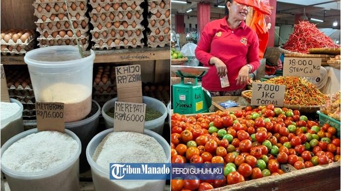 Harga Bapok di Pasar Bersehati Manado Selasa 18 November 2025: Beras, Barito hingga Daging Babi