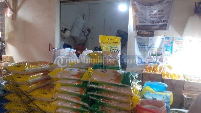 HET: Harga minyak goreng subsidi merek MinyaKita di Pasar Bersehati Manado, Sulut, Kamis 21 Mei 2026. Masih dijual di atas Harga Eceran Tertinggi (HET) yang ditetapkan pemerintah.