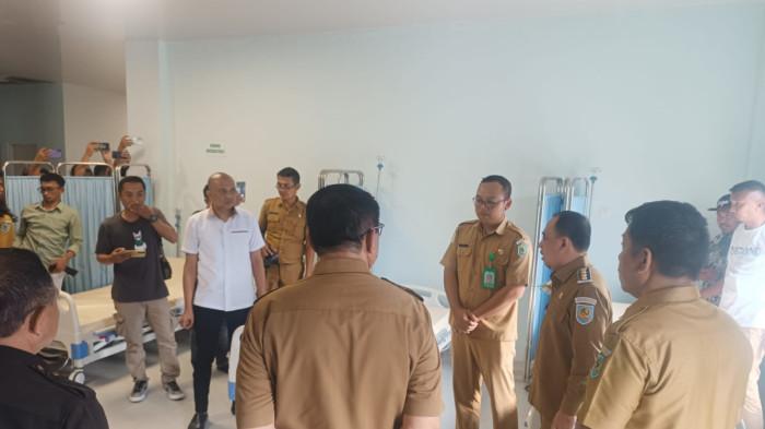 PELAYANAN - Soft opening pelayanan kesehatan UPTD rumah sakit umum tipe D Pratama di desa Modomang, Kecamatan Dumoga Timur, Senin (11/05/2026).