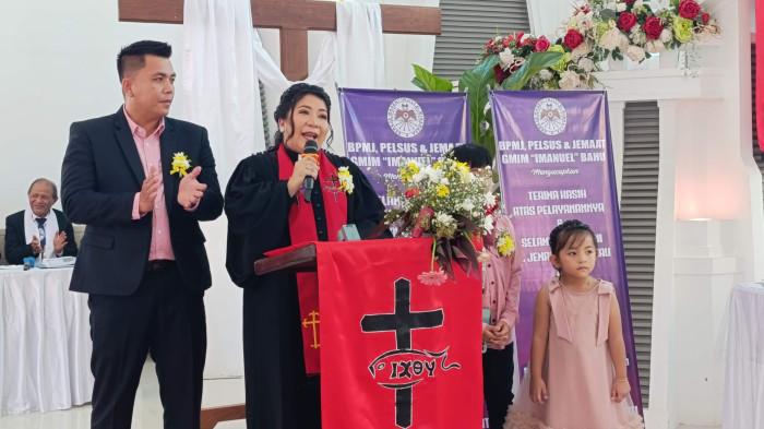PENDETA - Ibadah Jemaat GMIM Imanuel Bahu, Minggu 3 Mei 2026 sesi kedua yang diwarnai penerimaan dan pengutusan pendeta.