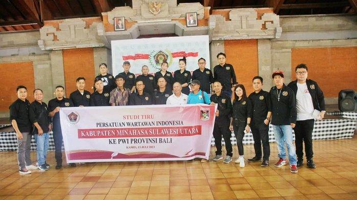 Belajar Angkat Potensi Daerah, PWI Minahasa Sulawesi Utara Studi Tiru ke Bali
