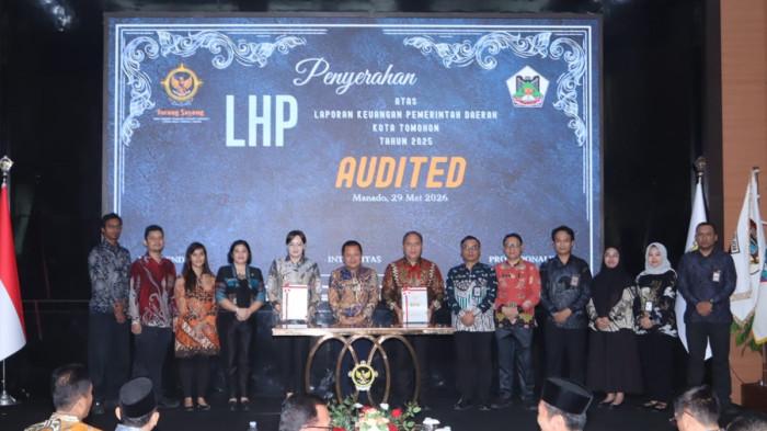 Pemerintah Kota Tomohon meraih opini WTP