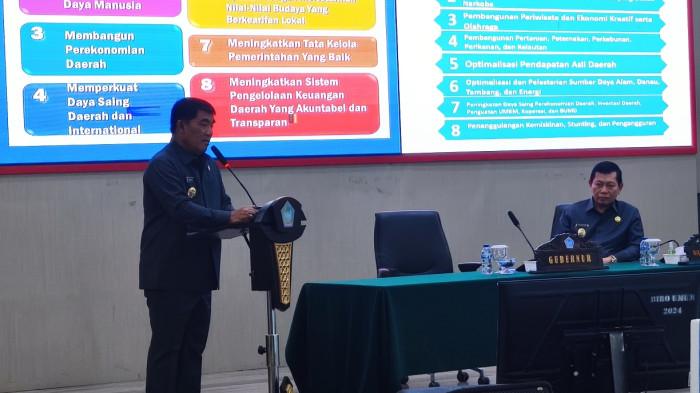 SINERGI: Pemerintah Provinsi Sulawesi Utara (Pemprov Sulut) terus memperkuat tata kelola perencanaan pembangunan yang tertib dan akuntabel, sejalan dengan visi dan misi Gubernur Sulut Yulius Selvanus dan Wakil Gubernur Victor Mailangkay.