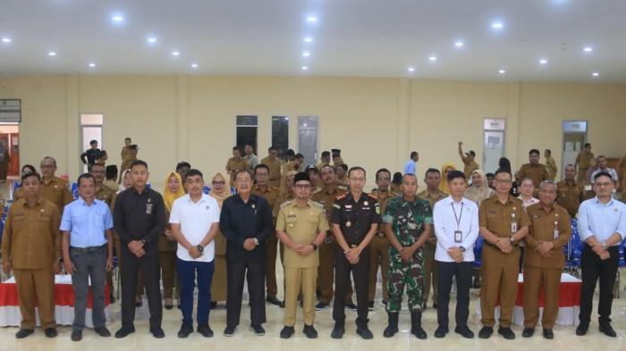 Pemkab Bolmut melaksanakan rapat Forkopimda pada Selasa (28/4/2026)