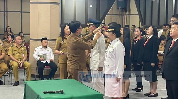 Pemkab Minut gelar pelantikan dan pengambilan sumpah / janji pegawai sdh