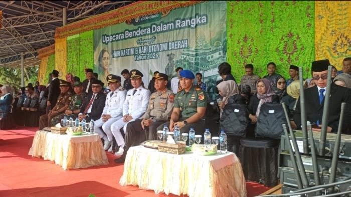 Pemkot Kotamobagu menggelar upacara Apel Korpri dirangkaikan dengan