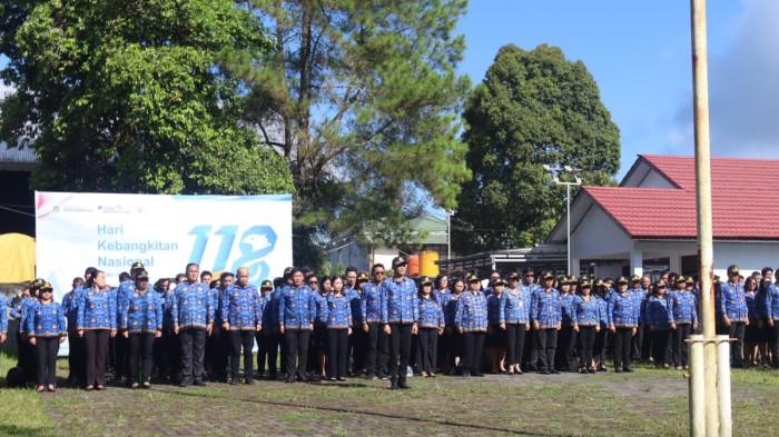 Pemkot Tomohon memperingati Hari Kebangkitan Nasional (Harkitnas) ke-118