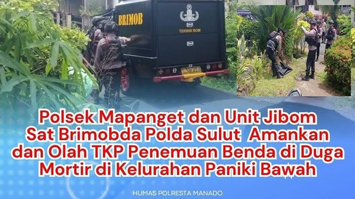 Berita Populer Manado Sabtu 25 Oktober 2025: Penemuan Mortir di Mapanget, Diledakkan di Karpet Biru