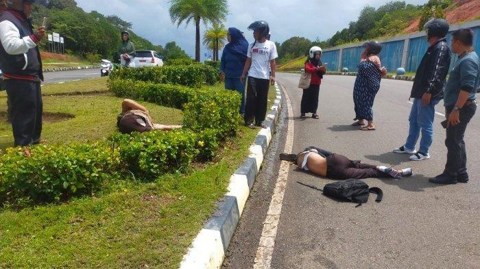 Kecelakaan Maut Hari Ini, 2 Pelajar Tewas, Motor Oleng Tabrak Median Jalan