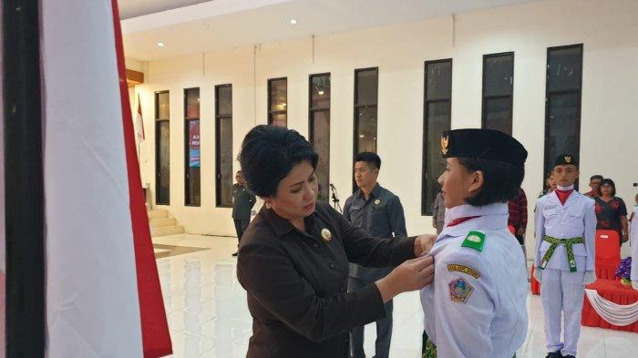 30 Paskibraka Kabupaten Sitaro Sulawesi Utara Dikukuhkan Evangelian Sasingen