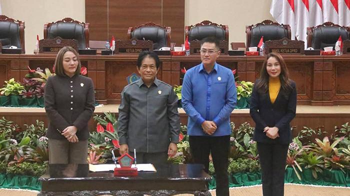 Rapat Paripurna DPRD Sulawesi Utara yang menetapkan Rencana Kerja Tahunan 2026. Foo 2