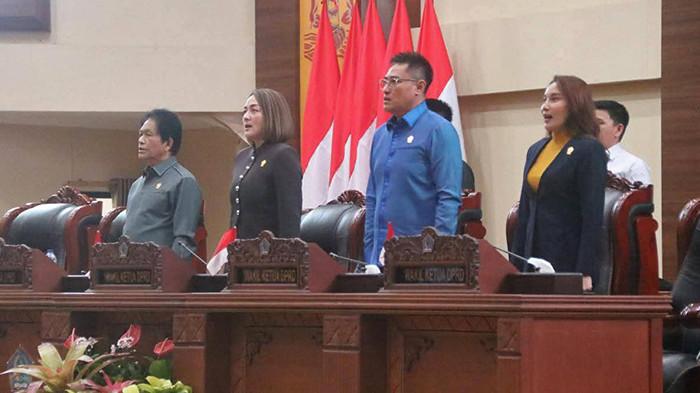 Rapat Paripurna DPRD Sulawesi Utara yang menetapkan Rencana Kerja Tahunan 2026. Foto 4