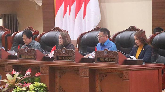 Rapat Paripurna DPRD Sulawesi Utara yang menetapkan Rencana Kerja Tahunan 2026. Foto 5