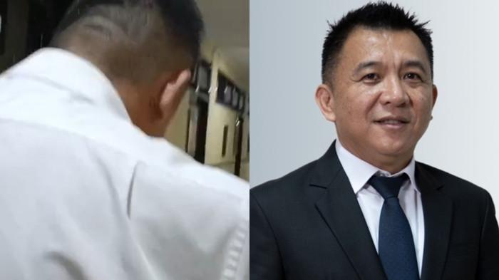 KLARIFIKASI - Recky Montong memberikan klarifikasi mengenai tuduhan telah melakukan perbuatan tak menyenangkan pada wartawan pos Polda Sulut bernama Wartawan Jack Latjandu.