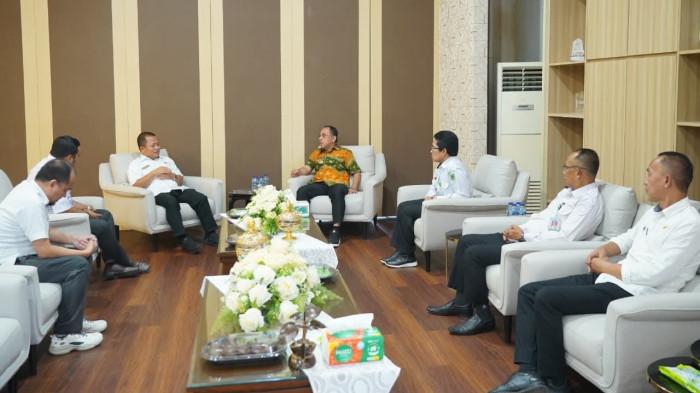 Rombongan BPK RI Sulut dipimpin langsung oleh Kepala Perwakilan, Bombit Agus Mulyo