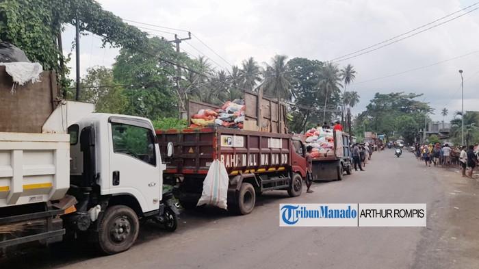 TPA Sumompo Manado Diblokir, Sampah di Pusat Kota Manado Tak Terangkut