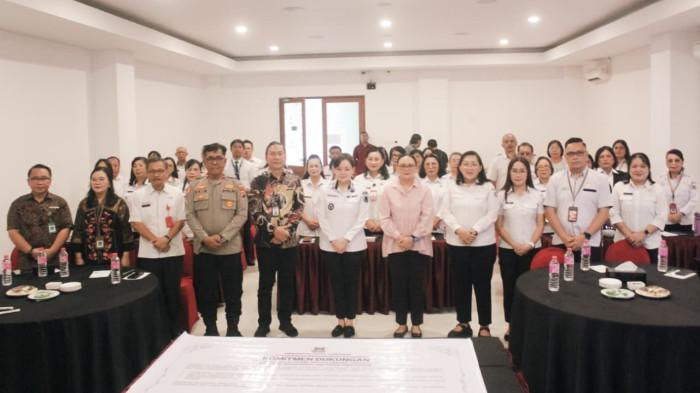 Sendy G.A Rumajar  saat menghadiri kegiatan Koordinasi Penyelenggaraan SPMB