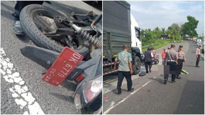 Kecelakaan Maut, Seorang PNS Tewas, Korban Bawa Motor Dinas Tabrak Truk