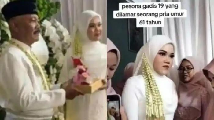 GADIS NIKAHI KAKEK - Seorang gadis 19 tahun dinikahi kakek berusia 61 tahun di Jepara dengan mahar mobil mewah.