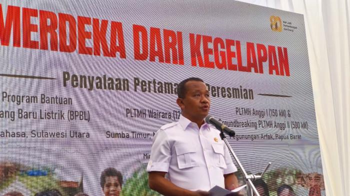 Menteri ESDM Bahlil Lahadalia: Saya Tak Mau Tahu, Tahun 2026 Semua Desa di Sulut Tidak Ada Gelap