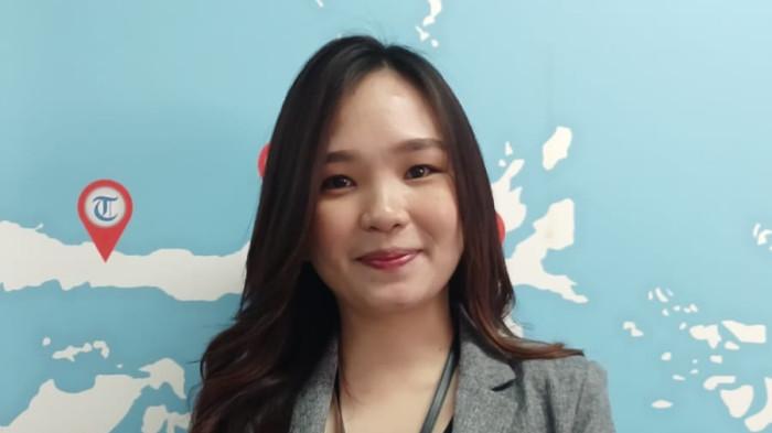 TONAL Cewek asal Tomohon, Leyli Runtu. Ia tetap menjaga kebugaran di tengah kesibukan kerja.