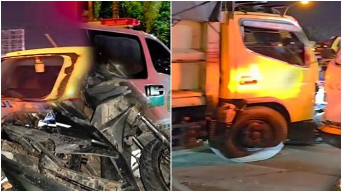 Kecelakaan Maut, Perawat Taman Ditabrak Truk di Lampu Merah, Korban Hendak Ambil Beras