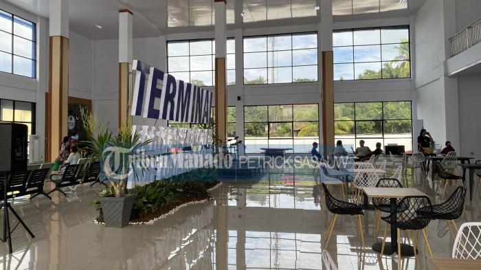 FASILITAS - Potret Terminal Tipe A Malalayang, Kota Manado, Sulawesi Utara pada Minggu (8/3/2026). Tampil lebih modern