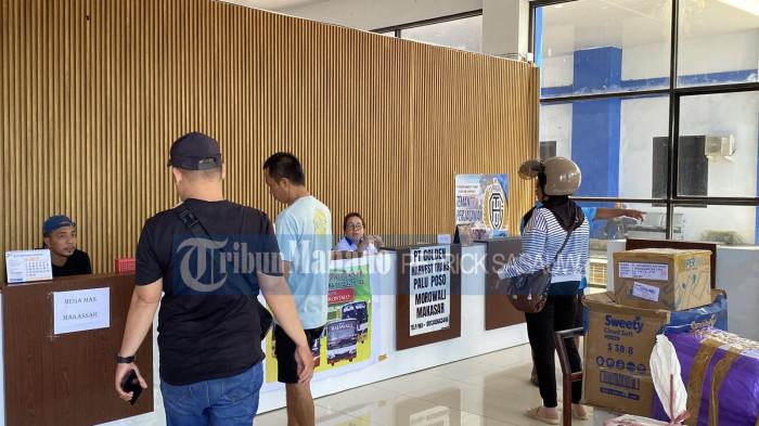 FASILITAS - Potret Terminal Tipe A Malalayang, Kota Manado, Sulawesi Utara pada Minggu (8/3/2026). Ramai meski sedang libur.