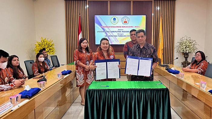 Universitas Terbuka melalui UT Manado kerjasama dengan UNSRIT. Foto.
