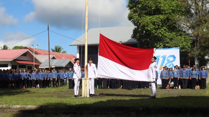 Upacara tersebut dilaksanakan di Lapangan Kantor Wali Kota Tomohon, pada Rabu (20/5/2026)