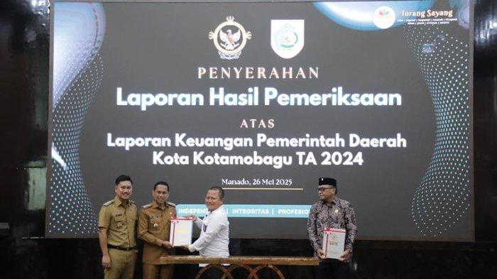 Kotamobagu Raih Opini WTP ke-12 Berturut-turut dari BPK RI