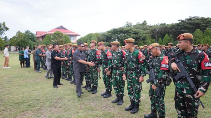 ana upacara pelepasan 350 prajurit Yonarmed 3