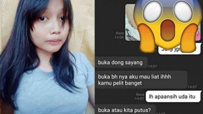 Cewek ini Diminta Cowoknya Untuk Perlihatkan Bagian Dada, Namun Akhirnya