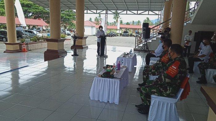 Danrem 131/Santiago Lakukan Ini di Kantor Bupati Bolmong