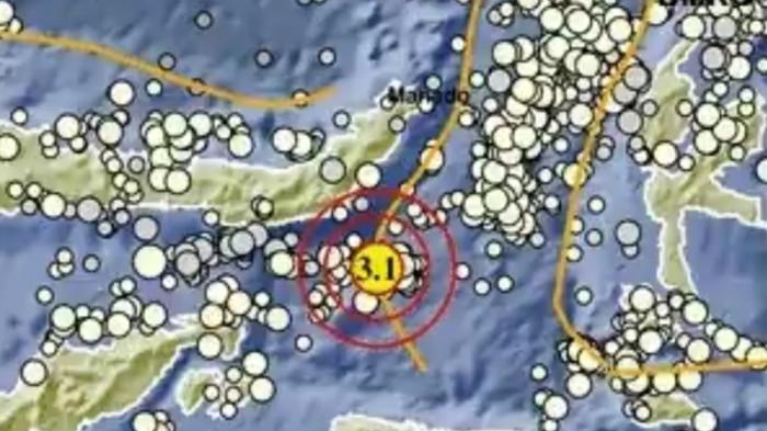 Gempa Bumi di Sulut Selasa 28 Oktober 2025, Berikut Info BMKG