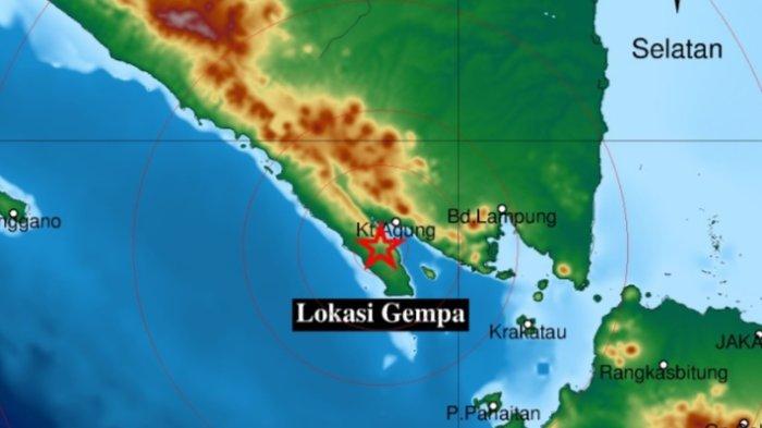 Gempa Guncang Lampung di Darat Kamis 3 Februari 2022 Pukul 00.20 WIB, Ini Info BMKG Magnitudonya