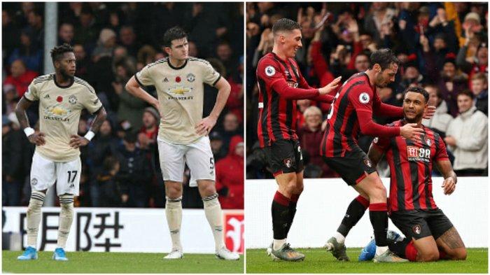 Hasil Liga Inggris - Man United Takluk atas Bournemouth, Gol sang Mantan jadi Petaka Bagi Red Devils